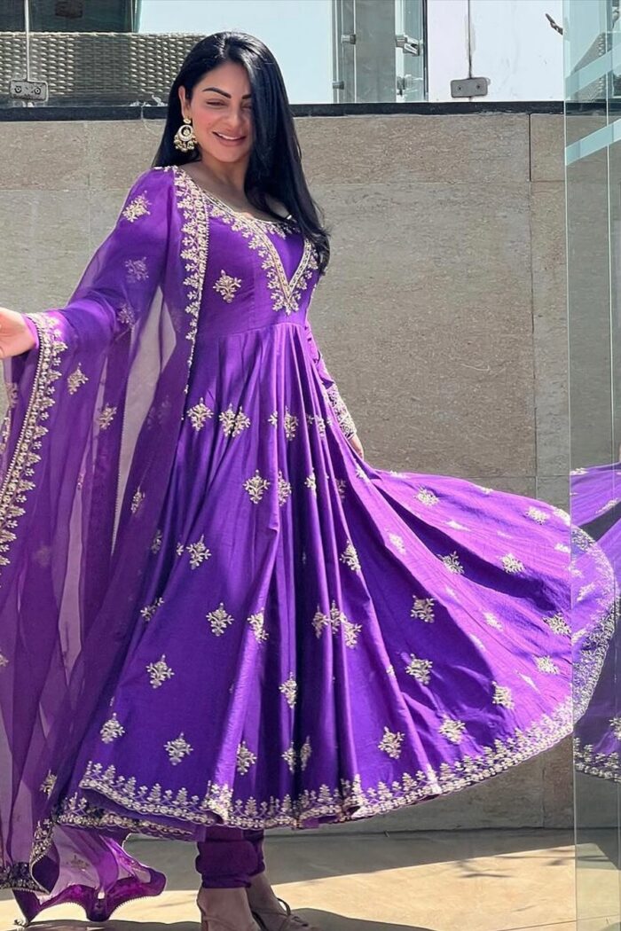 LUXURY PURPLE ANARKALI