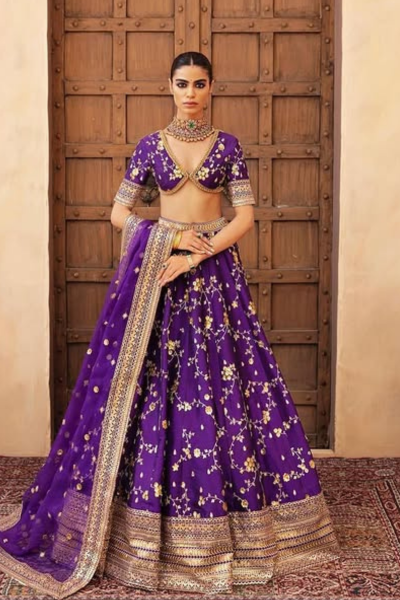 PURPLE LEHENGA