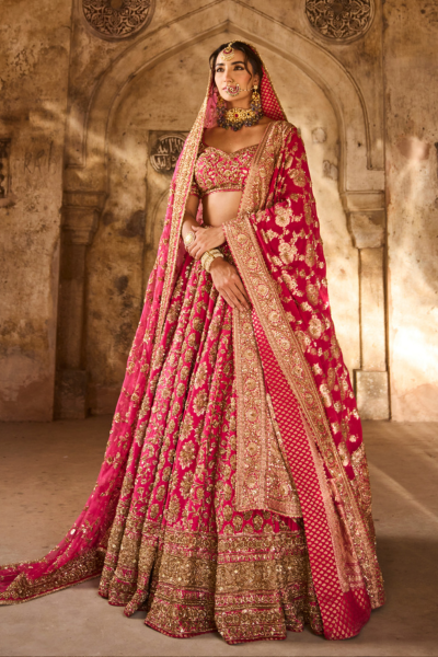 BRIDAL PINK LEHENGA