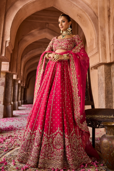 FUSCIA PINK LEHENGA