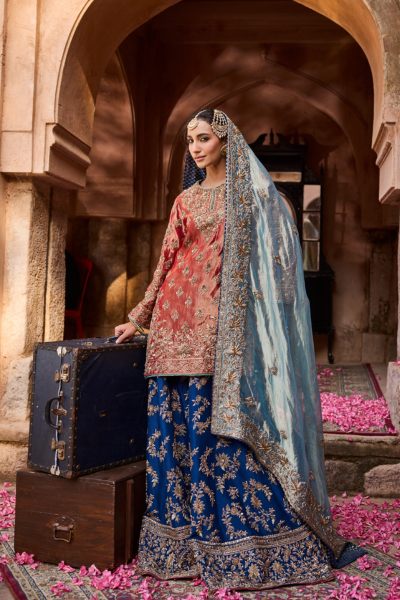 ROYAL BLUE SHARARA