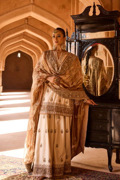 BRIDAL IVORY SHARARA